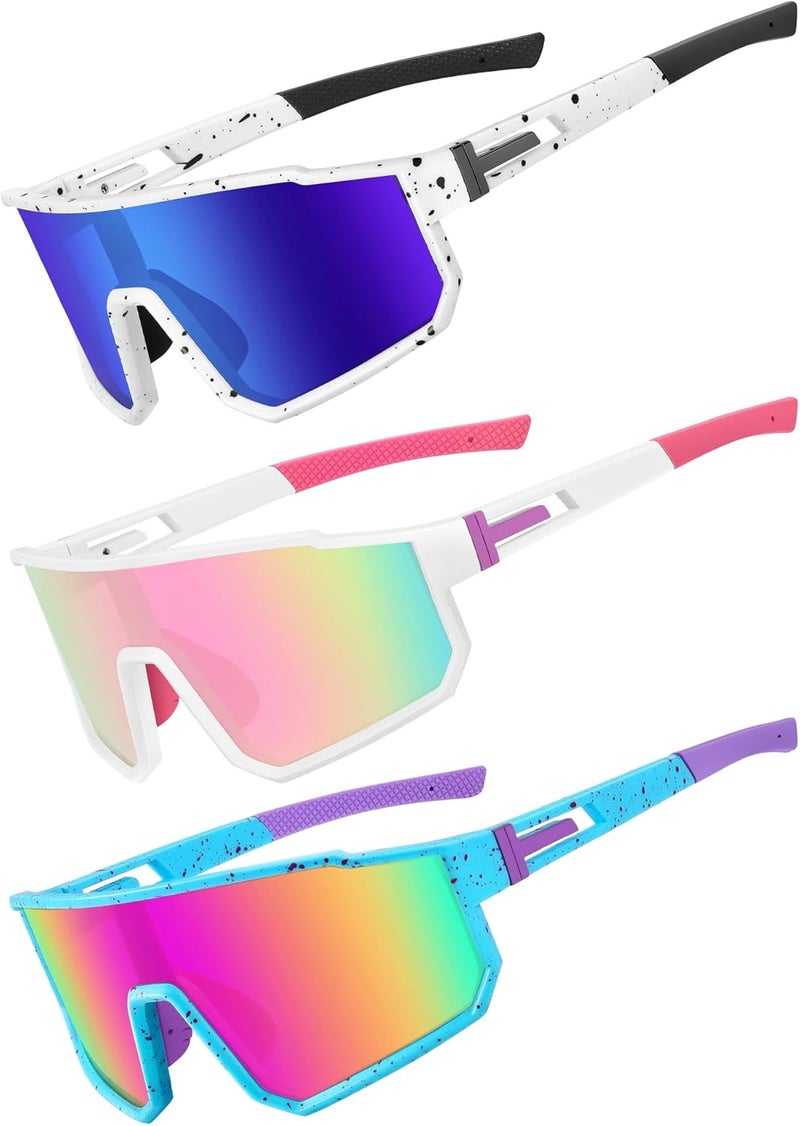 Derowern Youth Baseball Sunglasses, Kids Polarized Sports Sunglasses,UV400 Protection Glasses for Boys Girls Softball Cycling - Image 1